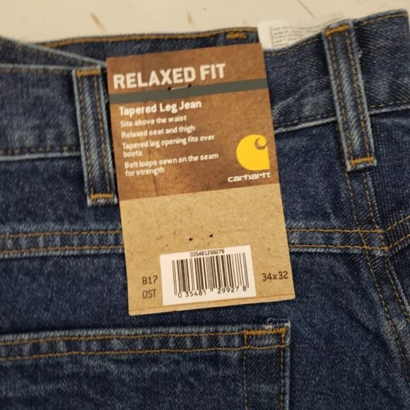 Carhartt Relaxed Fit Jeans 34x42 B17 - Picture 3 of 4